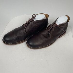 Cole Haan Men's Brown Leather Glenn Chukka Boots  Size 12 M Shoes Pre Owned